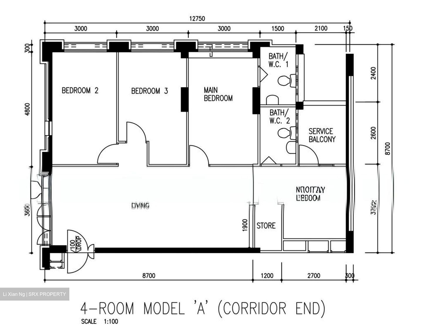 Blk 643 Woodlands Ring Road (Woodlands), HDB 4 Rooms #564364381